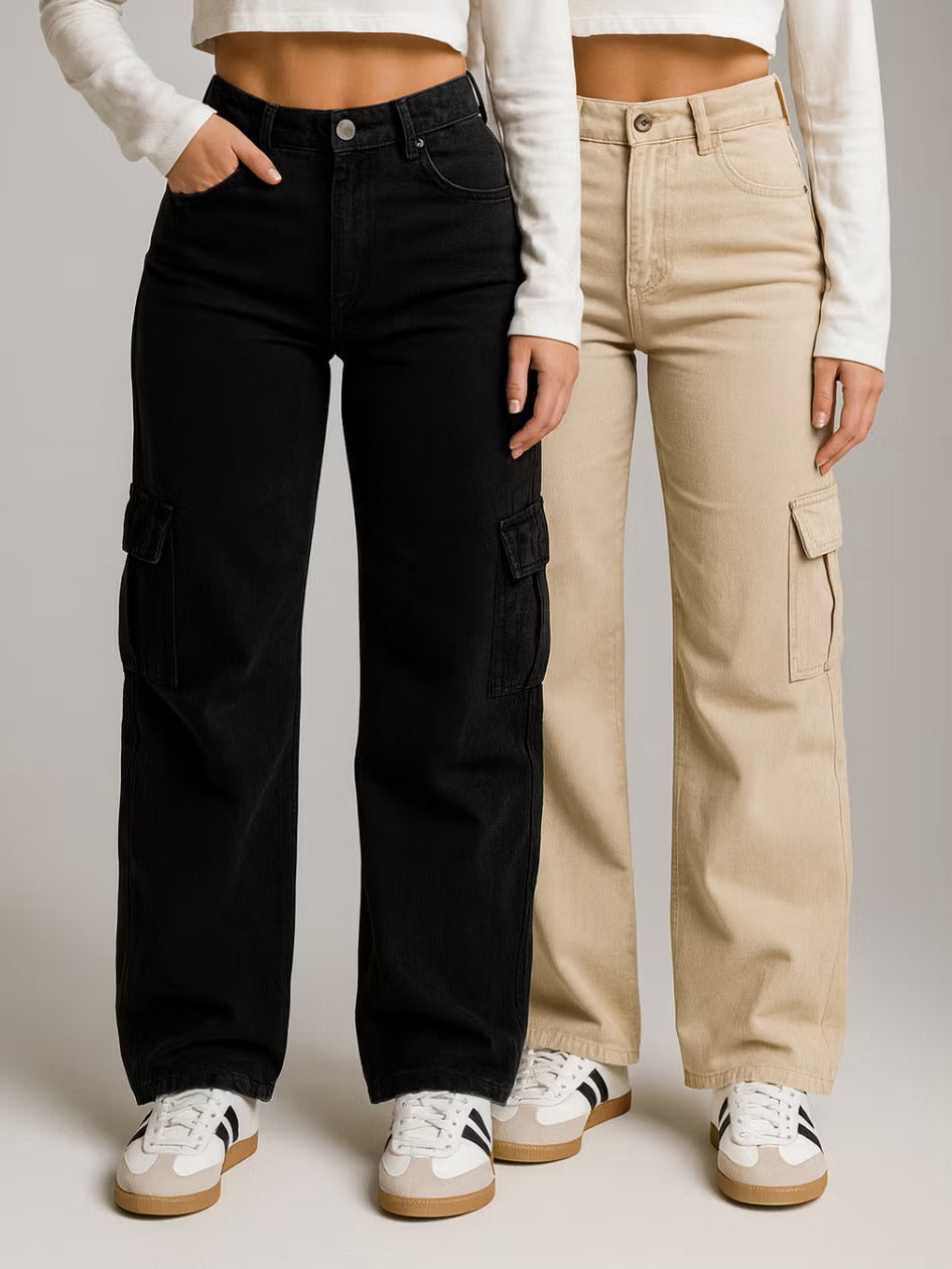 Kit Calça cargo feminina