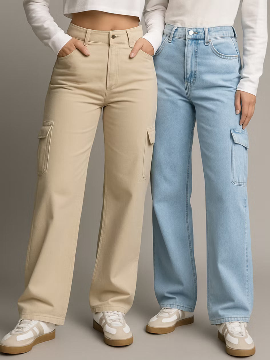 Kit Calça cargo feminina