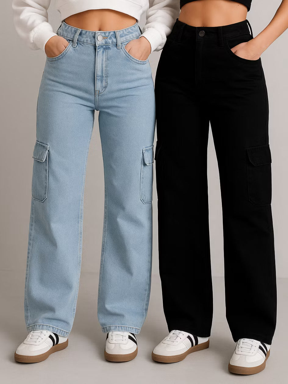 Kit Calça cargo feminina